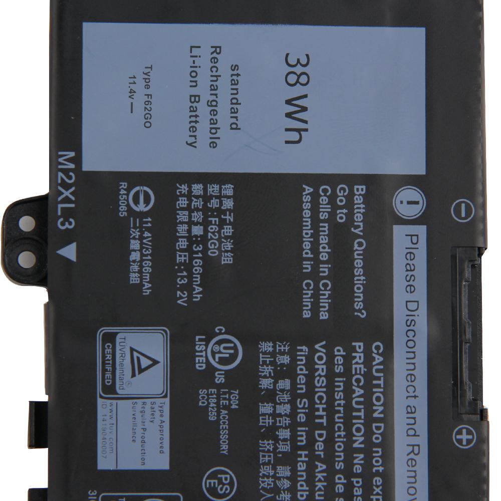 Rechargeable Lithium Battery For DELL Inspiron 13 5370 7370 7380 7373 Vostro RPJC3 0RPJC3 39DY5 039DY5 F62G0 F62GO Laptop Battery