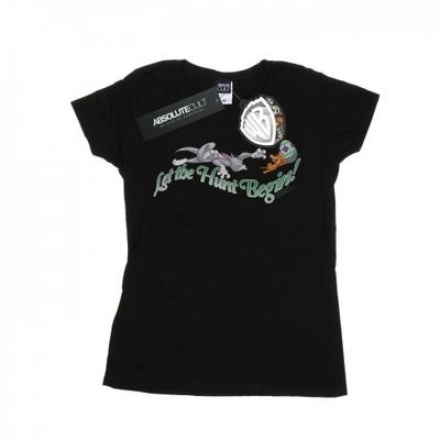 Womens/Ladies Let The Hunt Begin Cotton T-Shirt