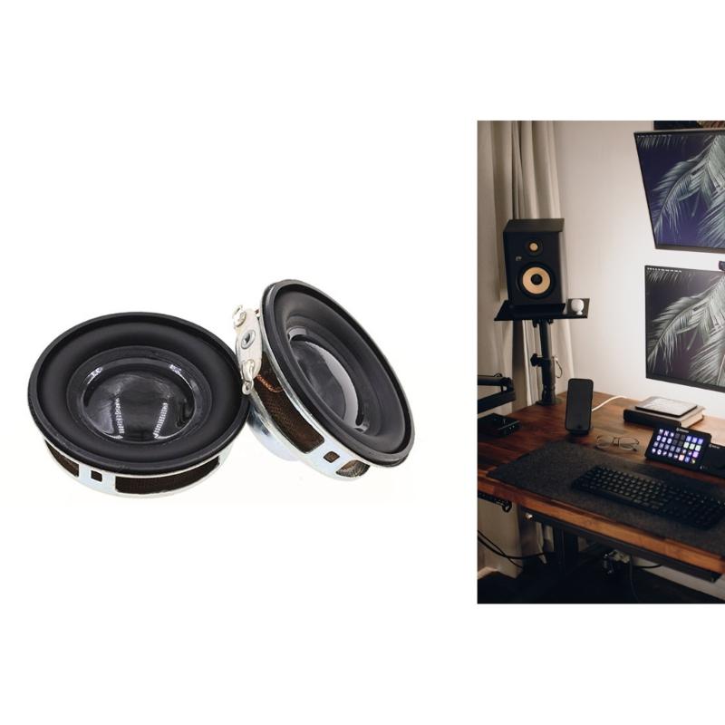 2Pcs 40mm Speakers 1.5Inch Full frequency 4Ohm 3W Loudspeaker DIY Sound Subwoofer For Home Theaters Loudspeakers