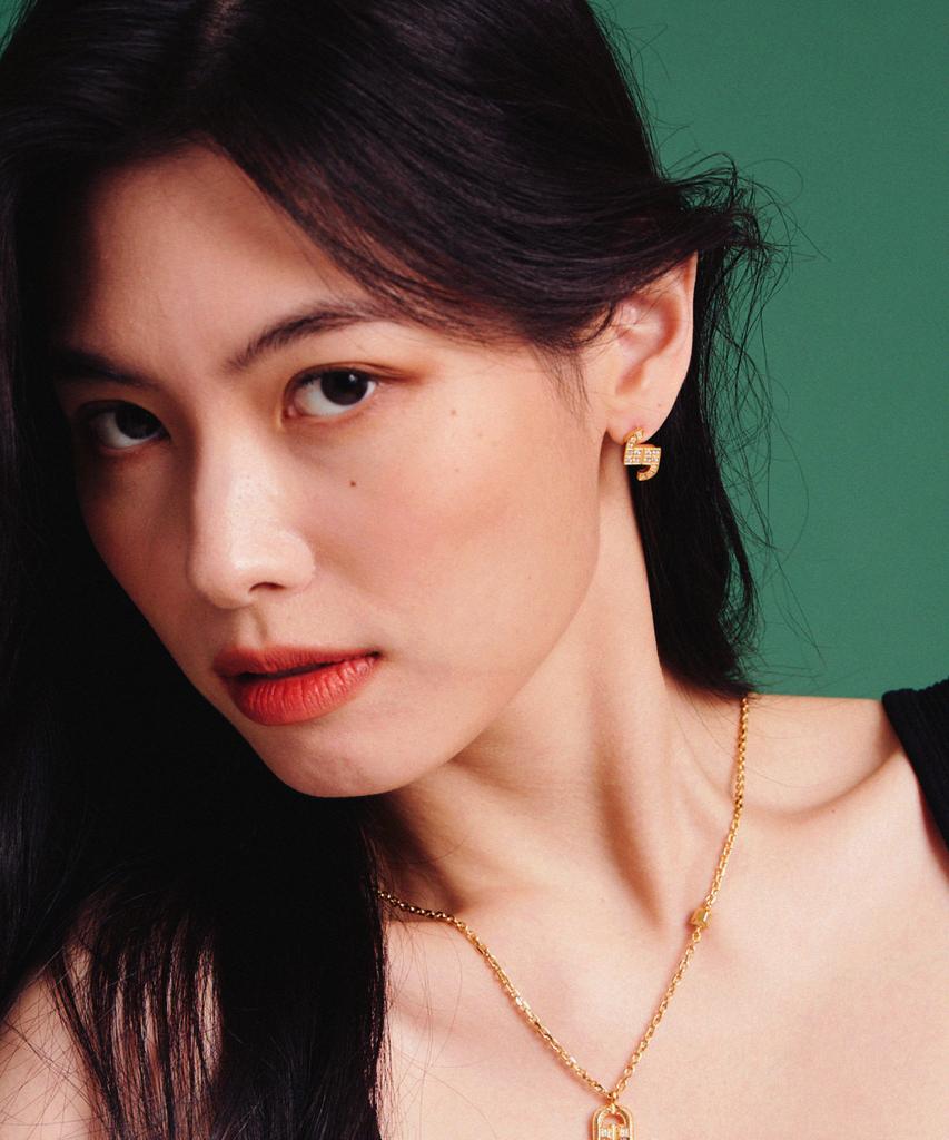 Valik [925 Silver] No.41 Signature Earrings [S]