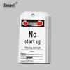 Ansairui Economy 'Do Not Start' Safety Tags, 50-Pack