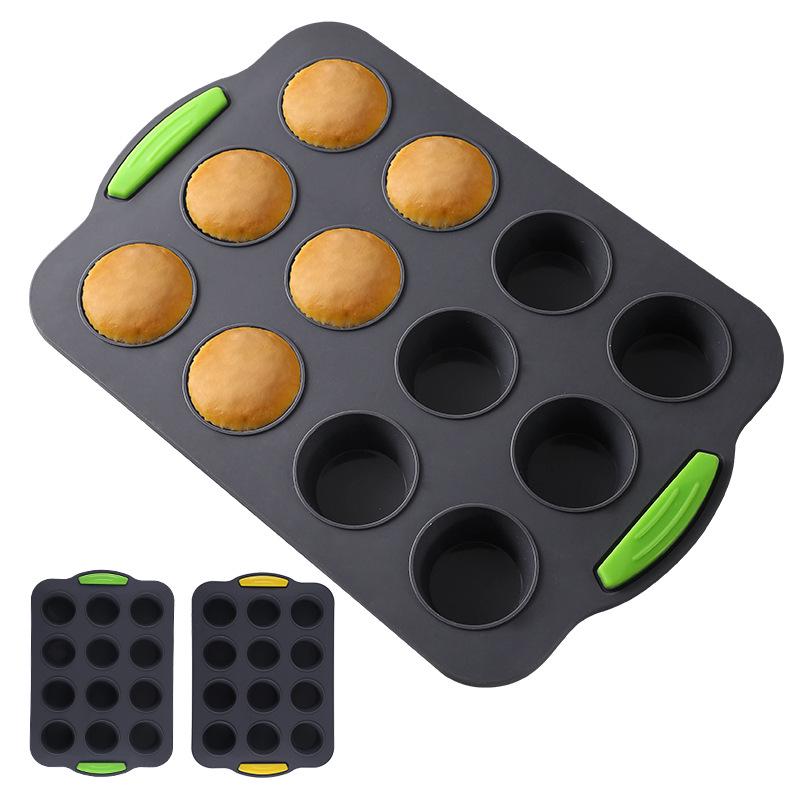 Silicone Perforated Baguette Baking Pan - 3-Slot Non-Stick Bread and Cake Mold