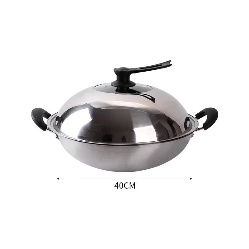 Yoshida Craftsman 40cm Stainless Steel Honeycomb Wok