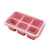 6 Ice Cube Mold Home Ice Tray Ice Box 6 Ice Cube Mold with Lid Refrigerator Homemade Ice Box