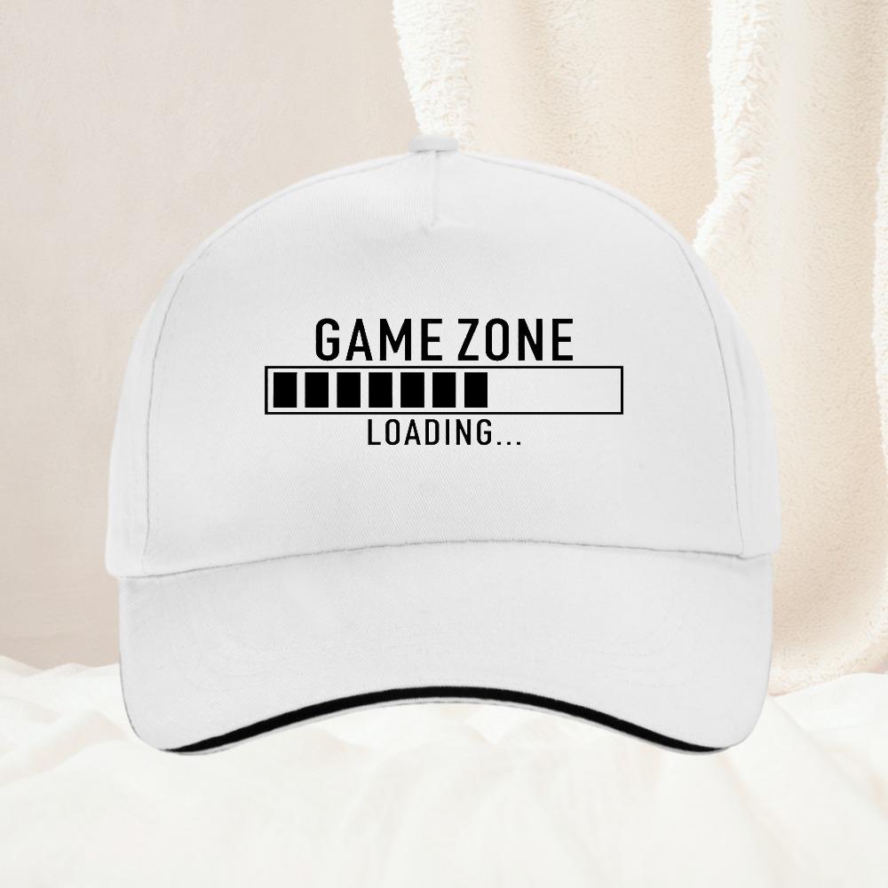 Game Zone Logo Game Sun Baseball Cap UnisexTeens Design Hip Hop Hat Summer Trendy Tennis Skate Hot Sale Baseball Caps