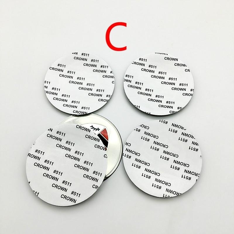 4Pcs 65mm Car Wheel Center Hub Caps Cover Logo Badge Emblem Sticker