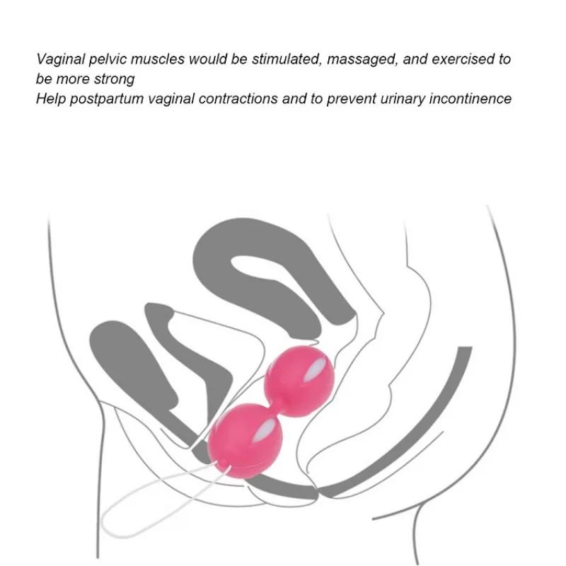 Smart Silicone Ball Vibrator Kegel Ball Vagina Tighten Exercise Machine Sex Toy G-Spot Vibration for Women Masturbator Massage