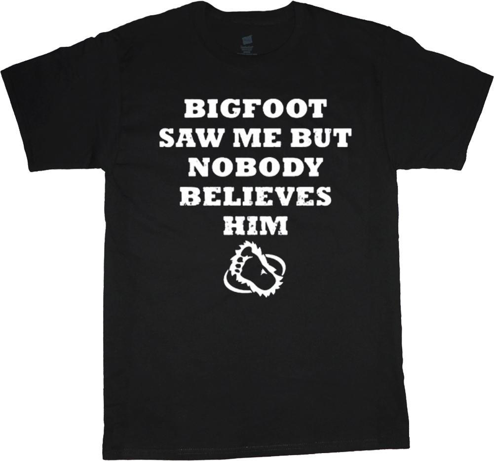 Funny Bigfoot Yeti Graphic Tee for Men - Casual Wear S разноцветный
