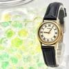 SEIKO AVENUE Roman New Strap [Excellent Condition/New Battery] Ladies' Watch, Gold, Numerals, 1F21-0G50, 200698,
