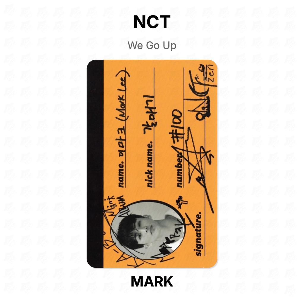 NCT We Go Up Official Photocard