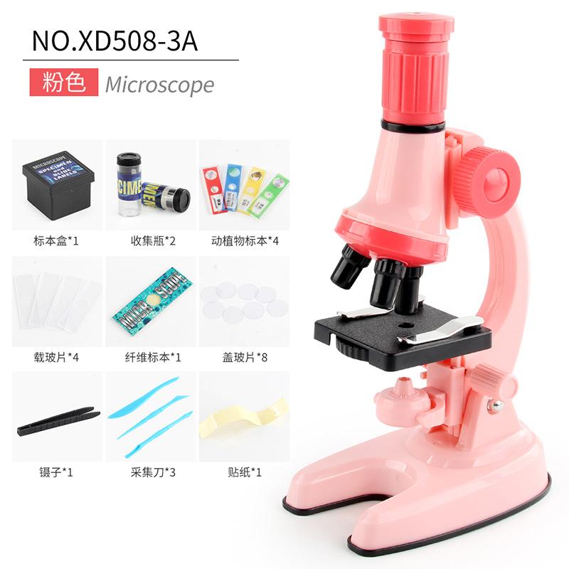 Pupil Science Biological Experimental Equipment Microscope Toy 1200 Times Microscope Toy Boxed