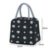 For Men For Student Dinner Container Daisy Lunch Bag Picnic Pouch Thermal Cooler Bag Large Capacity