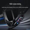 Y20MAX Motorcycle Helmet Bluetooth Intercom Headset with SOS Light