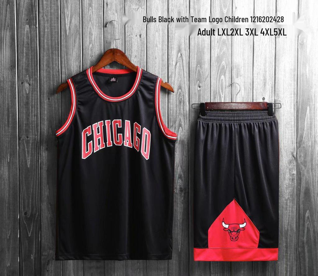 NBA Team Basketball Trikot Set: Bulls, Rockets, Lakers, Cavaliers, Celtics, Heat - Anpassbare Nummern