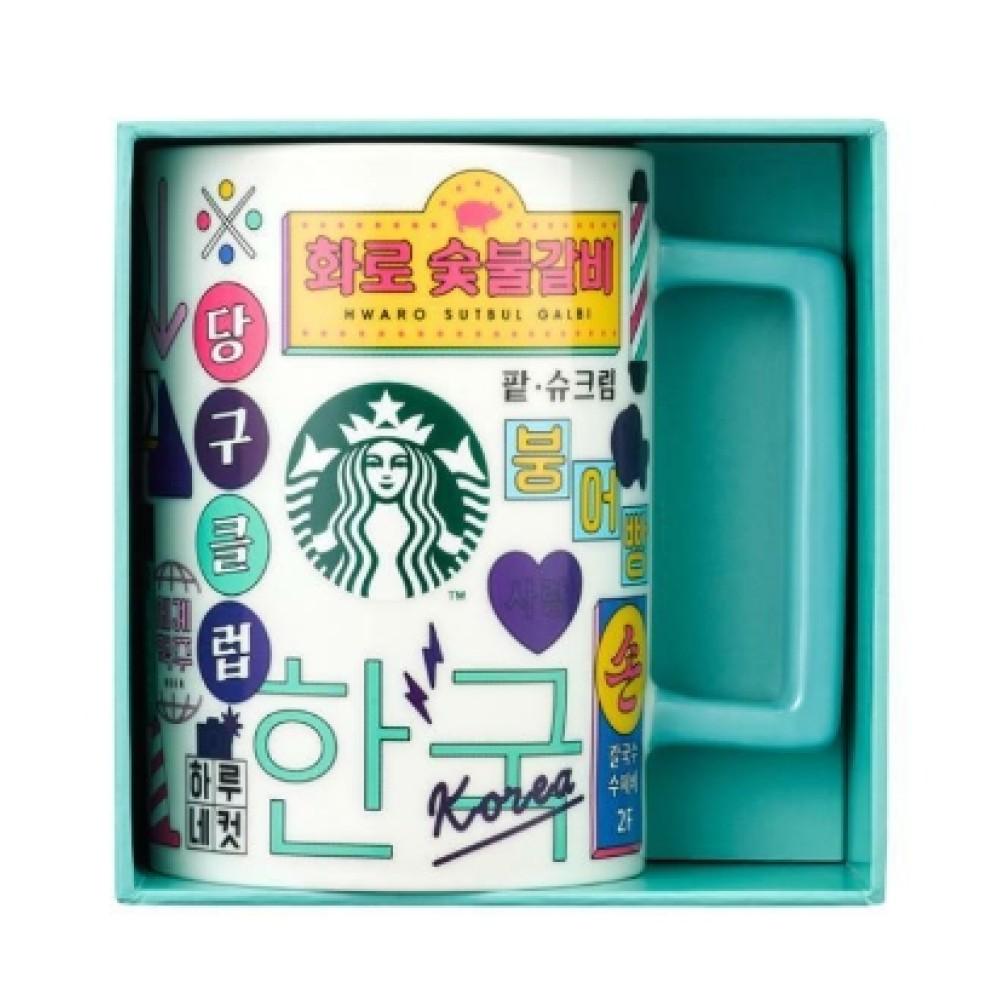 [Starbucks Korea] Korea Limited Hangeul Color-Changing Mug & BTS V-Cup Holder Set (Seoul Cafe Collection)/ Xion Mug Collection