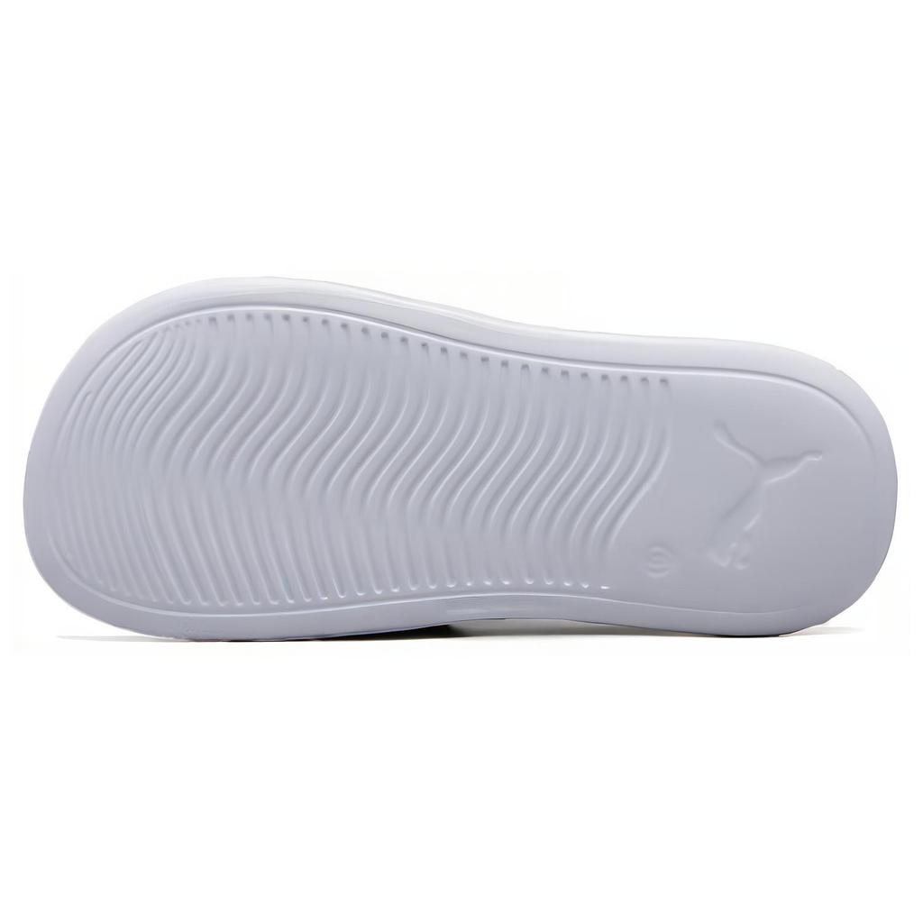 New PUMA Popcat Rubber Sole Slide Slippers Unisex White 395420-02