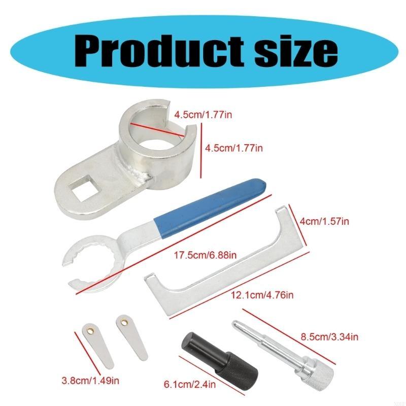 N0HF Engine Camshaft Adjustment Locking Tool T10025 3248 3419 T50009 2064 2065A 3355 for Reliable Engine Servicing 7pcs/Set