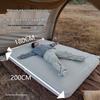 Mountain Guest Inflatable Mattress: Outdoor Tent Cloud Bed, Brushed Finish, Thickened Auto Airbed for Camping & Home Use.