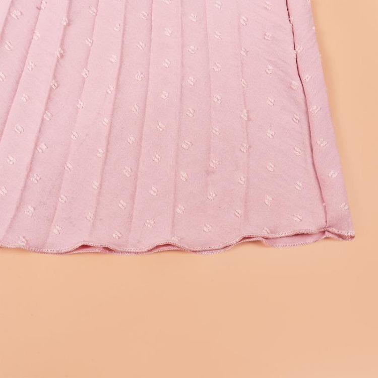 Summer Casual Holiday Dress Women Lace Up High Waisted Pleated Ball Sleeveless