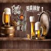 Photo Wallpaper Retro Nostalgic Beer Mural Restaurant Bar KTV Winery Wall Decor Painting Wall Paper Papel De Parede