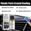 30ml Part Retread Scratch Repair Car Plastic Trim Restorer with Sponge Console Instrument Panel Care Polish Cleaner Car Care Set