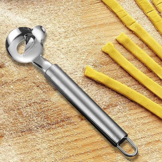 Stainless Steel Cactus Peeler Spoon Shaped Nopales Peeler Ergonomic Handle Noodle Cutter Pie Crust Slicer Versatile Kitchen Gadget