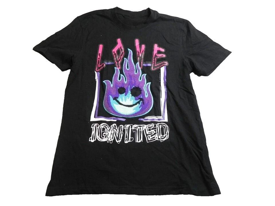 Ignited Band Альбом Black Love Music Взрослая Футболка Унисекс Хлопковая Футболка UU922 4XL