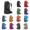 60L Outdoor Mountaineering Backpack with Rain Cover - Large Capacity Camping & Hiking Double Shoulder Bag