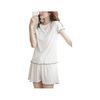 [House Yayoi] Pajamas Top and Bottom Set, Short Sleeves, Room Wear, Women's, Loungewear, Sleepwear, Convenient Clothes, Stylish, Comfortable,