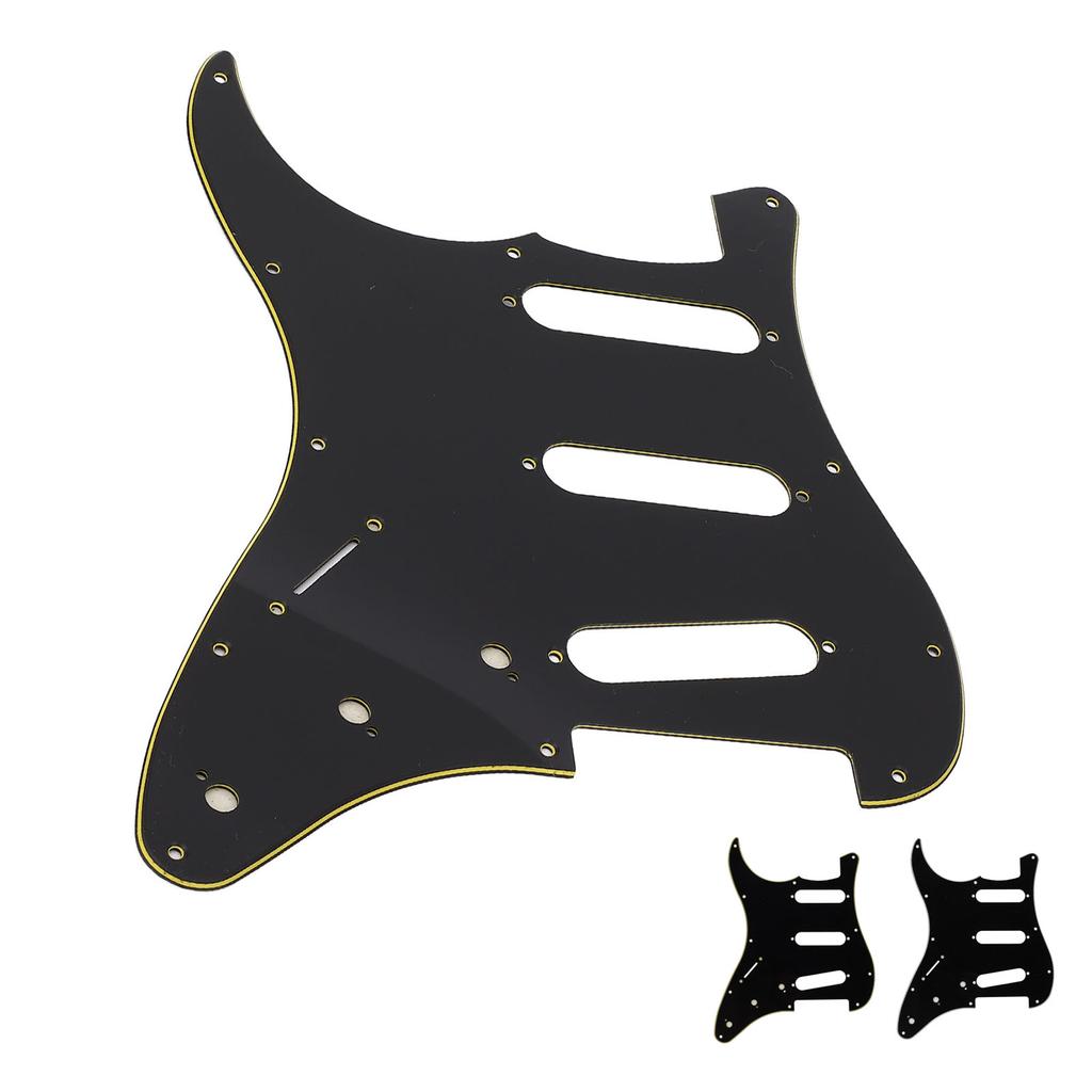 Guitar Pickguard Scratch Plate 11 Holes Left Handed Electric Guitar Pickguard for Practice and Perfo
