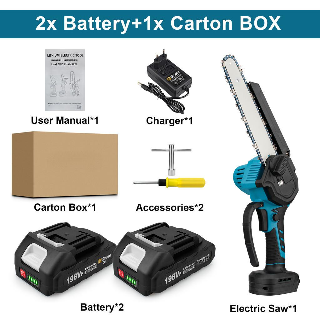 Handheld Woodworking Pruning Chainsaw Portable Garden Power Tools Brushless Cordless Electric Chain Saw