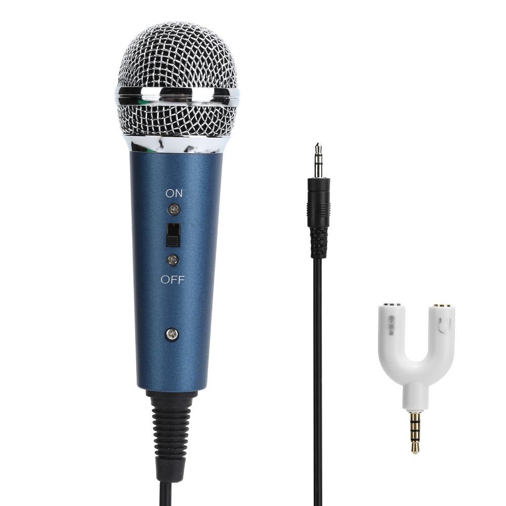 3.5mm Jack Dynamic Karaoke Microphone Plug and Play Karaoke Microphone Singing