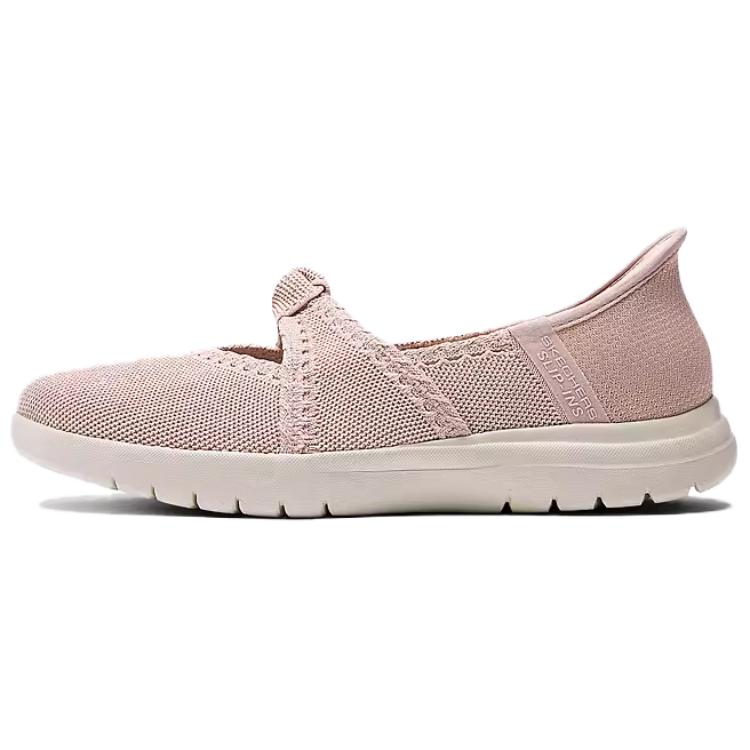 Skechers On-The-GO Flex Простые Удобные Повседневные Туфли Женские Обувь Телесно-Розовые 138185-BLSH 36
