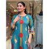 Indian Bollywood Ethnic Salwar Kameez Pakistani Cotton Kurti Palazzo Dupatta Set