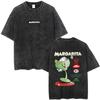 Legalize Marinara Food Funny Meme Washed T-shirt Sumer Casual Vintage Streetwear Cartoon Humor Oversized Tshirt Unisex