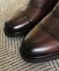 Joenshoe Bechet Brogue Round Straight Tip Wine Brown