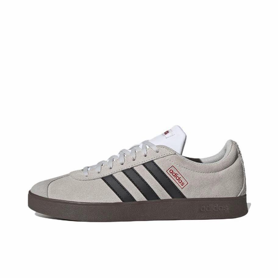 adidas VL COURT 2.0 Peach Spry Lightweight Low Top Skateboard Shoes Unisex White Pink JS3003(Team920-)