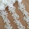 1 Yard Bead Lace Handmade Pearl Border Lace Fabric Suitable For Clothing Decoration 6CM Wide