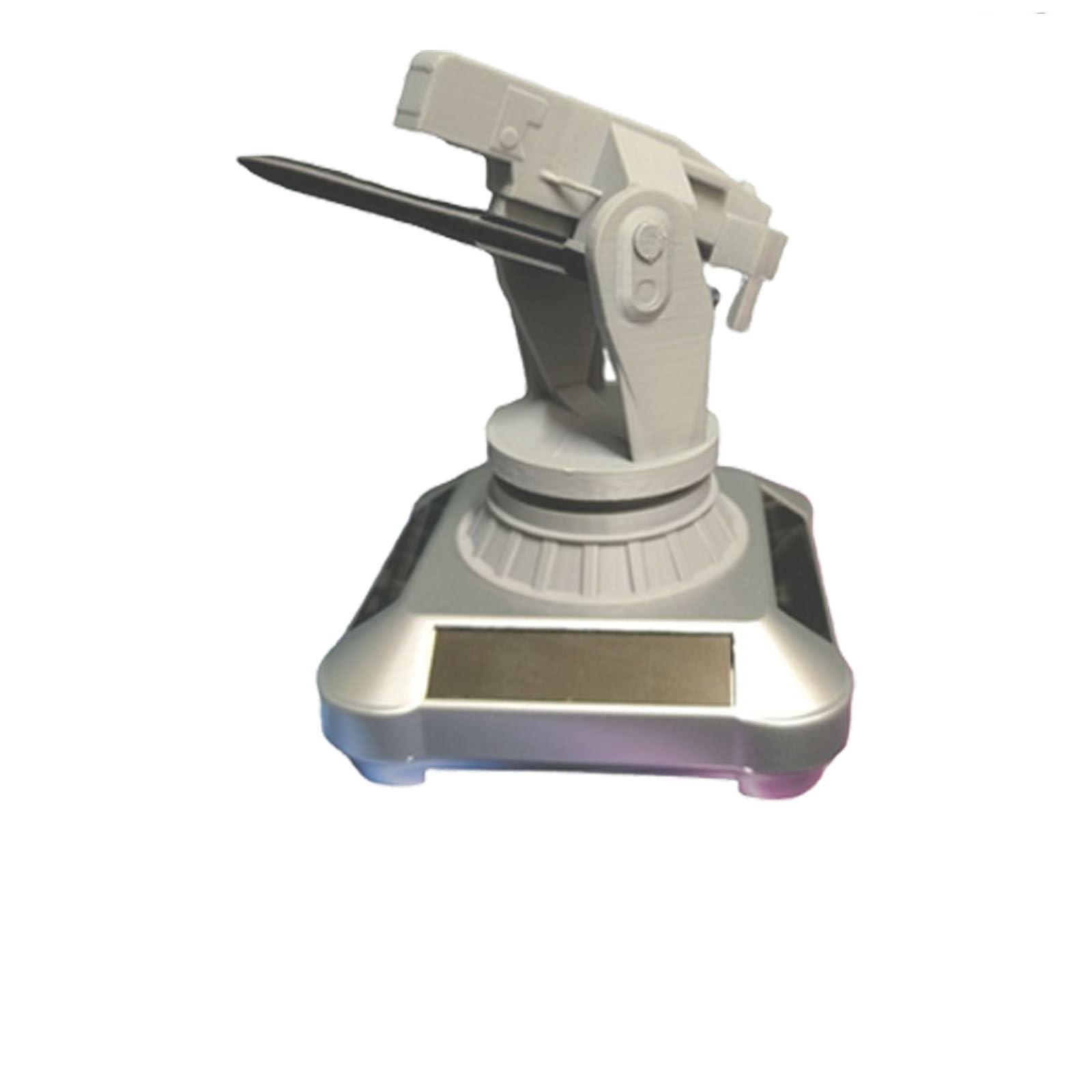 

3D-печатная военная модель вращающегося орнамента на солнечных батареях, 3D военные модели, автоматическое вращение на солнечных батареях, художественное оформление для приборной панели автомобиля или рабочего стола One Size