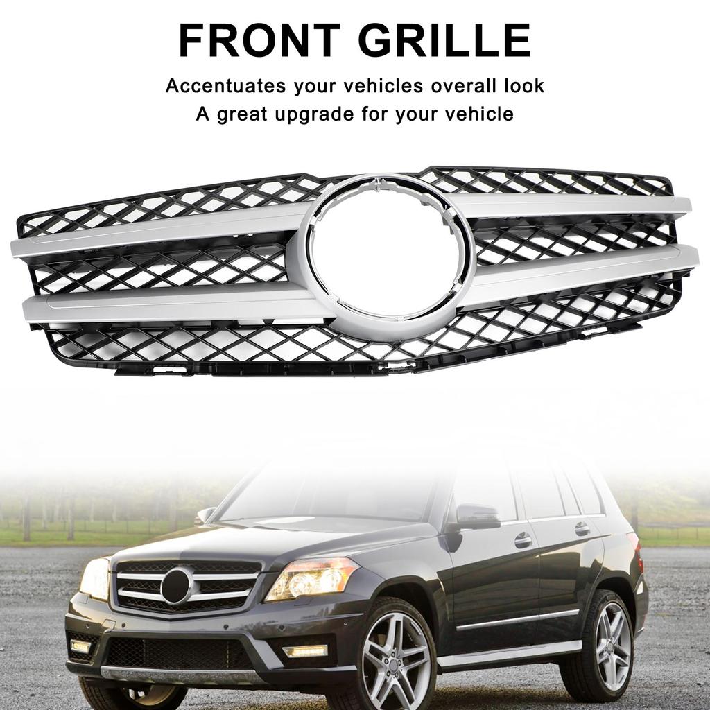 Front Haube Stoßstange Kühlergrill Gitter Passend für Mercedes Benz GLK X204 GLK350 2010-2012