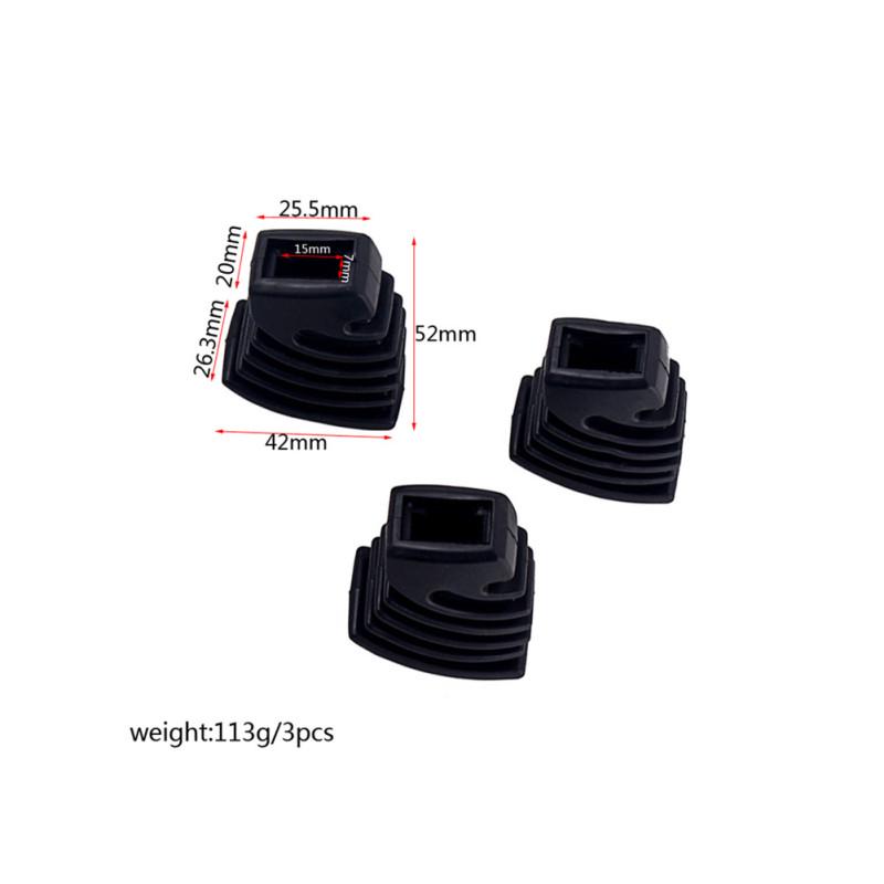 3pcs Drum Rubber Feet Percussionist Musical Gift Drum Bass Spur Foot Instrument Stand Accessoires
