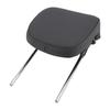 Car Seat Headrest Neck Support Memory Foam Adjustable Height PU Leather Black Replacement