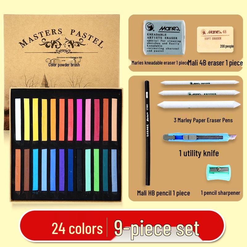 Brand Color Pastel Chalk Set – Professional Painting Sticks for Art, Blackboard & Newspaper.