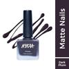 Nykaa Matte Nail Enamel - Black Cherry Pie (Shade No.08) 9 Ml