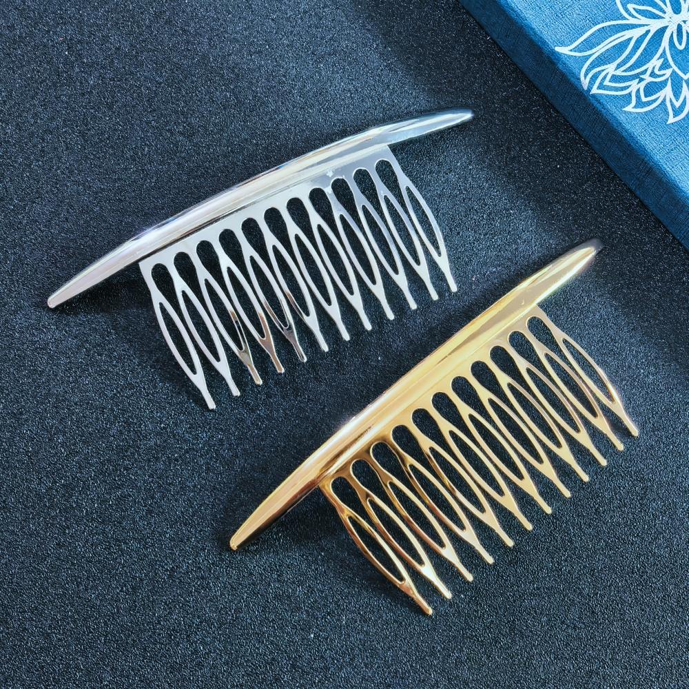 Elegant Metal Hair Combs For Women Girls Fashion Shiny Hair Clip Pins for Women Girls HairPins Female Hair Accessories