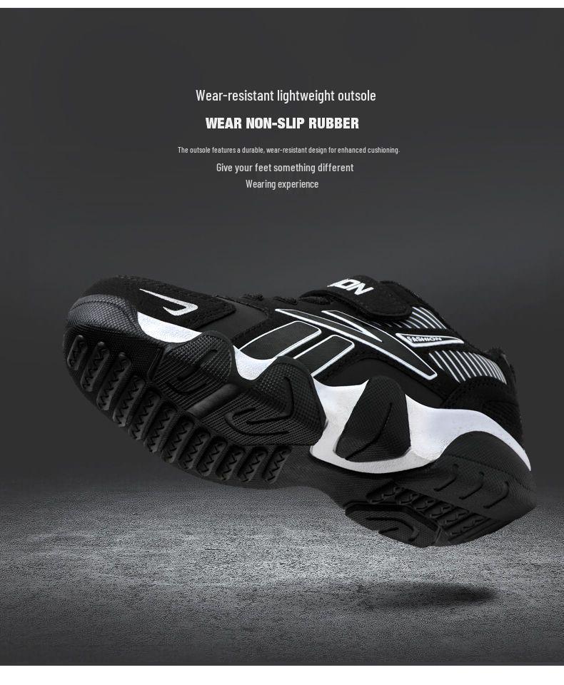 Children's Waterproof Leather Running Shoes for Boys - Autumn/Winter Casual Sneakers for Primary School Students