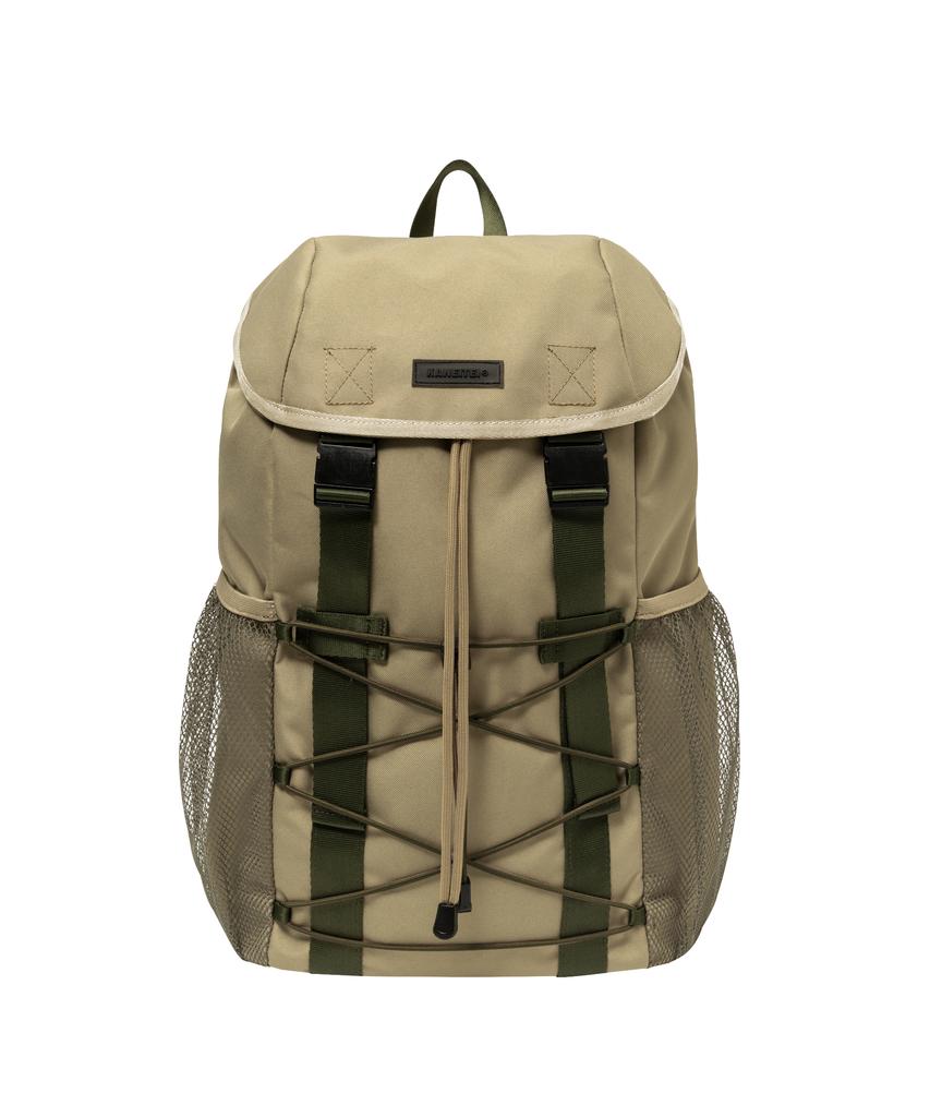 Kaneitei Nomad Two-Touch Drawstring Backpack (Beige)