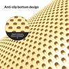 Double Layer Cat Litter Mat Urine Resistant Anti Spill Litter Trapping Pad Non Slip for Cat Cage Litter Box Area