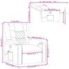 Massage Chair Cream Synthetic Leather
