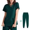 Ropa de Trabajo de Belleza SPA Uniformes Médicos Mujer Multicolores Uniformes de Enfermera Dentista Veterinario Farmacia Clínica Conjunto de Uniformes